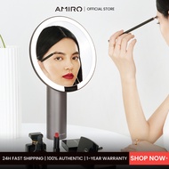 AMIRO O2 LED Vanity Mirror 10X Magnifying Makeup Mirror 2200mAh Desktop Face Makeup Mirror