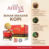kopi Afeeya zero (1box/20 sachets) kopi tanpa gula yg sihat / kopi kurus