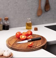 全新相思木純木砧板 角落轉用 Corner Countertop Cutting Board - 12.6” x 16.5” Acacia Wood Round Cutting Board