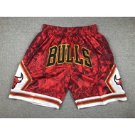 Pocket Pants Mens 2023 Chicago Bulls Don Swingman Jersey Shorts - Red