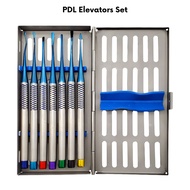 7Pcs Dental Proximators PDL Luxating Root Elevator Set Dental Surgical Tooth Extraction Tools, Oral 