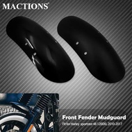 HX Motorcycle Front Custom Short Fender Mudguard Protector Cover Gloss Matte Black For Harley Sports
