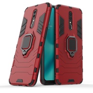 LIANPO For OPPO F11 Pro OPPO F11 Phone Case Silicone TPU and Hard PC Luxury Armor Shockproof Metal R