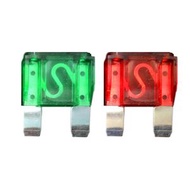 屯團百貨 - [5個裝] 綠色汽車保險絲 汽車 M型保險絲 插入式保險絲