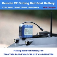 7.4V Battery 5200 9600 18000mAh For T188 T888 2011-5 V007 C18 H18 V18 FX88 Remote Control Fishing Ba
