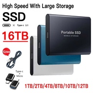 ❍☫∈ Popular 1TB Hard Disk for PC desktop/notebook SSD 500G High Speed Solid State Drive Portable External Mobile Large Storage Drive