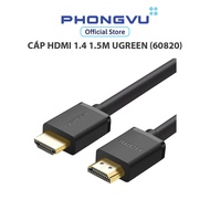 Cáp HDMI 1.4 1.5m Ugreen (60820) - Bảo hành 18 tháng