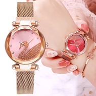 Jam tangan perempuan/ casual watch/ girls watch/ magnetic watch strap