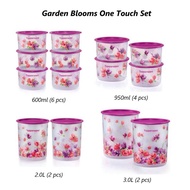 Tupperware OT One Touch Garden Blooms Water Tight Air Tight Food Container