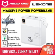 WEKOME Big Portable Fast Charging Power Bank With Large 100000mah Capacity Camping Powerbank AKWP100