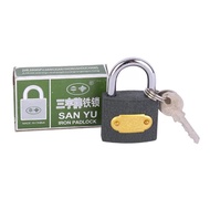 BLACK CASTLE HANGING LOCK, size 32mm, part 6, used to lock drawers and drawers drawer lock