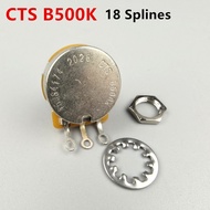 1 PC CTS Genuine B500K Linear Guitar Potentiometer Pot Low Torque And Low Noise Smooth Feel