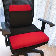 AC RABBIT 氣墊坐墊(密閉式)腰靠墊組 舒適 辦公 電腦椅 台灣製造