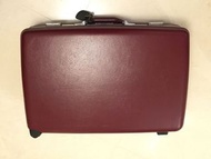 [SALE]古董 American Tourister棗紅色大行李箱 American Tourister Maroon Large Hardcase Suitcase Vintage 29‘ lug