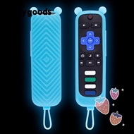 ONLYGOODS1 TV Remote Controller Cover, Silicone Luminous Protective , Shockproof Washable Household Shell for TCL Roku RC280