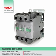∆ ℗ SDE MAGNETIC CONTACTOR SC1-D4011M7 (SC1-D Series) New Series