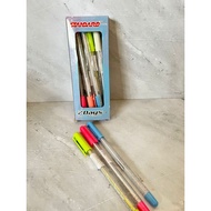 7days standard ballpoint pen 7 days black 0.38m