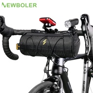 NEWBOLER 2.5L Large Capacity Bike Handlebar Bag 5 in 1 Portable Bicycle Frame Tube Bag Waterproof MTB Road Cycling Tail Bag ​With Removable Single Shoulder Strap Backpack