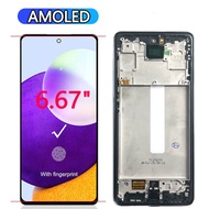 New AMOLED Display For Samsung Galaxy A73 5G A736B LCD Display Touch Screen Digitizer For Samsung A7