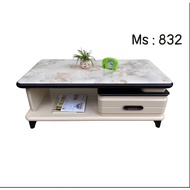 Juno Sofa imported stone top tea table, size 1m2 x 60cm x 45 cm