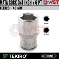 *@_$_@* Mata sock 3/4Inch 6pt 46mm TEKIRO / Mata Sok 3/4 inch