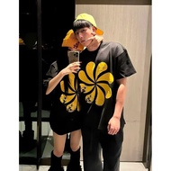 Aew American Street Flower Series Casual Style Summer T-Shirt