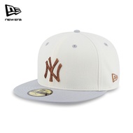 New Era 59FIFTY New York Yankees Wooden Pack Chrome White Fitted Cap