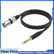 1/4 Inch to XLR Male Balanced Signal Interconnect Cable 6.35mm to XLR Patch Cable Microphone Balance