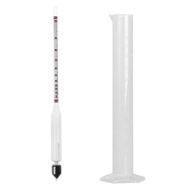 Hydrometer Tester Vintageขวดวัดชุดเครื่องมือแอลกอฮอล์มาตรวัดแอลกอฮอล์ไวน์ความเข้มข้นเมตร