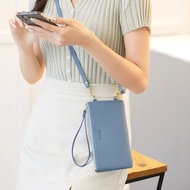 ☁Touch Screen Phone Bag Women Multi-purpose Shoulder Bag Simple Handphone Sling Bag Clutch Wallet