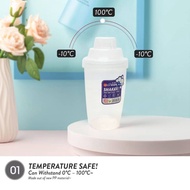 Transparent Shaker Blender/Elianware BPA Free Shaker Blender Container 350ml/Botol air/Bekas Air