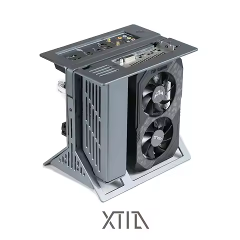 XPROTO-Mini 1U PSU ITX open layout case frame