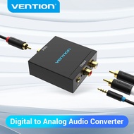 Vention Digital to Analog Audio Converter DAC Digital SPDIF Optical to Analog L/R RCA Converter for PS3 HD DVD PS4 TV Home