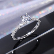 H Moissanite diamond ring Magnetic therapy ring Diamond moissanite ring