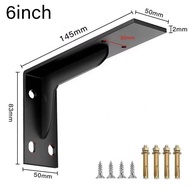 Siku Rak Dinding Bracket Besi L Bahan Baja Plat Tebal Kualitas Terbaik Kuat