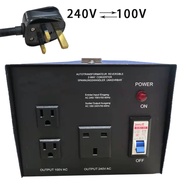 1000W 240V to 100v Transformer Voltage Regulator  UK Plug Step Up And Down Voltage Converter For Hom
