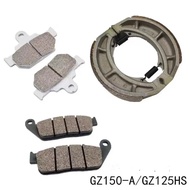 Motorcycle Front Rear Brake Pads rear brake Shoe For Suzuki GZ150-A GZ125HS Marauder GZ150-A GZ125 G