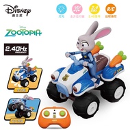 Disney Remote Control ATV 4-Wheeler Toy with Lights for Kids | Zootopia Judy Hopps, Nick Wilde, Stit