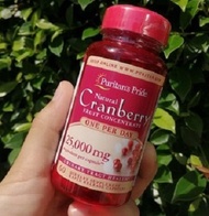 สารสกัดแครนเบอร์รี่เข้มข้น สนับสนุนทางเดินปัสสาวะ One A Day Cranberry 25000 mg 60 Capsules (Puritans
