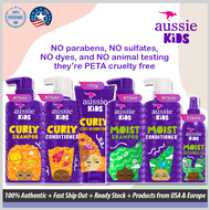 Aussie Kids Shampoo, Conditioner, and Detangler Bundle, Sulfate Free and Paraben Free - USA Product