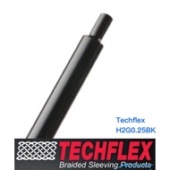 American Techflex H2g0.25 Bk 1/4 "6.4mm (Heat Shrink Ratio 2: 1) Anti-UV Chemical Agent Smooth Black
