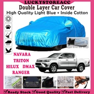 4x4 HILUX NAVARA RANGER TRITON DMAX High Quality Durable PEVA Cotton Double Layer Car Cover Protection Waterproof Resistant Anti UV Scratch Dust Sunshade Kain Tutup Selimut Penutup Kereta