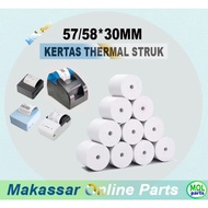 Thermal Paper Receipt Printer Mini Cashier 57mm 58mm EDC Thermal Paper