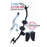 LC135 5S LC5S FOOTREST BAR SET WITH GEAR LEVER & FOOTREST