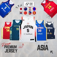 [Open PO] FIBA World Cup and Olympic FIBA Asia Cup Basketball Jersey
