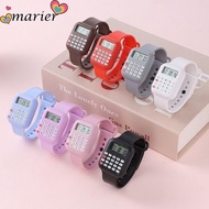 MARIER Electronic Digital Calculator, Cartoon Date Display Micro Calculator Watch, Casual Multifunct
