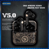 [mcqlqmwu] Earbuds, 5.0 Earbuds with Charging Case Stereo TWS True Earbuds with Mic IPX5 Earphones