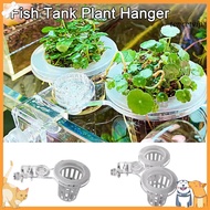 [Vip] Aquarium Plant Holder Wall-Mounted Hydroponic Plant Basket Water Grass Planting Stand Aquarium