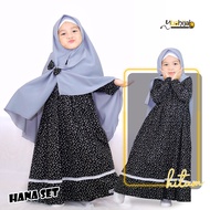 Children's Gamis Set Hijab Syari 1-4 years original YuaHijab | Hana Hana Hana