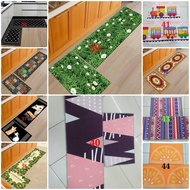 Kitchen Mat 2pcs Carpet Velvet Kitchen Foot Mat | Foot Pads for Kitchen | Kitchen Floor Mat